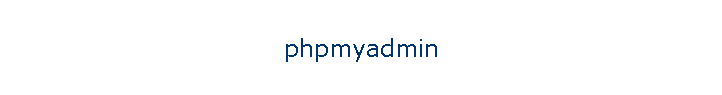 phpmyadmin