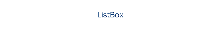 ListBox