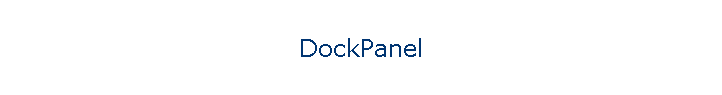 DockPanel