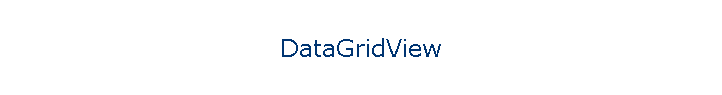 DataGridView