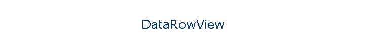 DataRowView