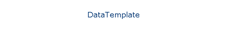 DataTemplate